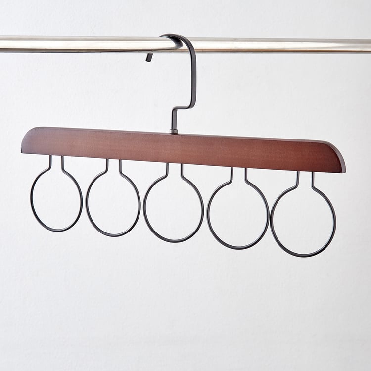 Winston Elora Wood and Metal Tie Hanger