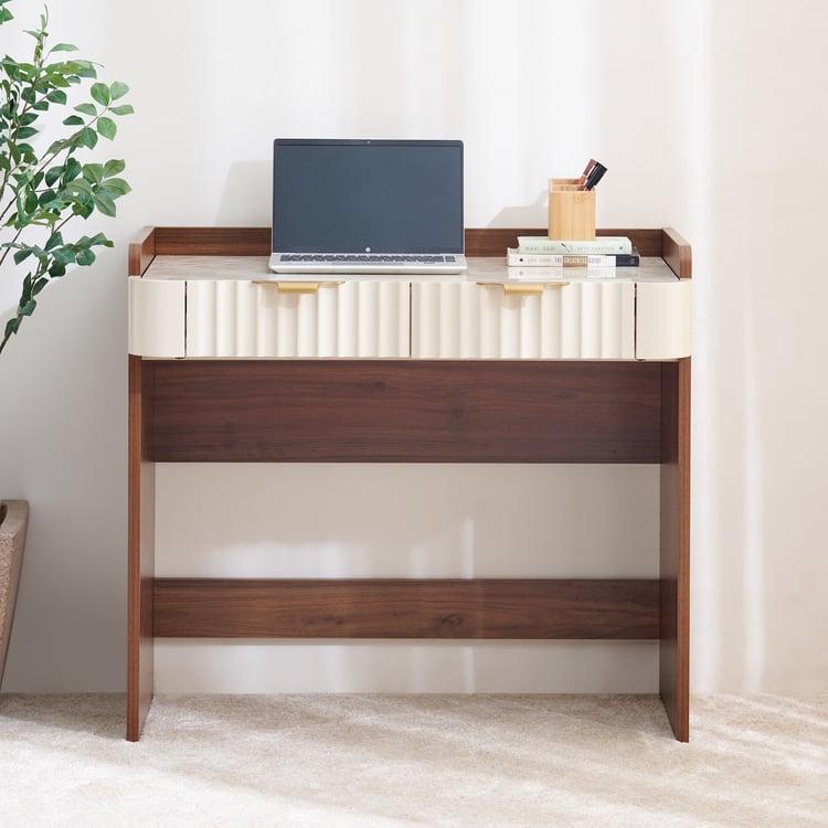 Elysium Study Desk - Brown