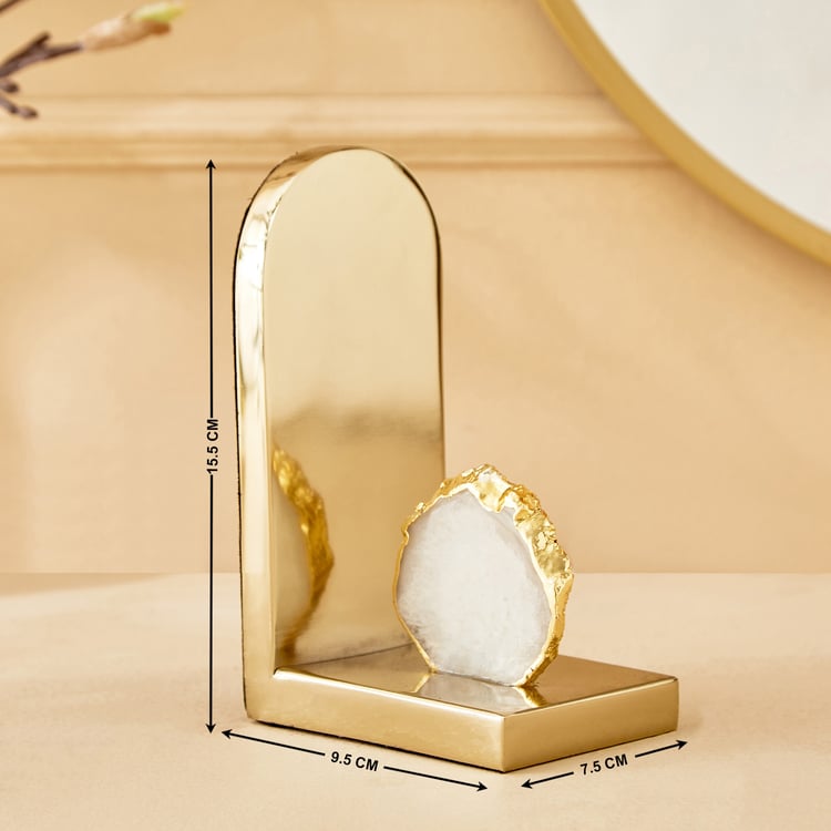 Eternity Vogue Pearl Metal Bookend