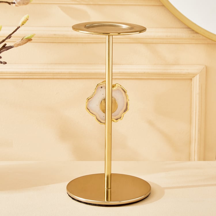 Eternity Vogue Pearl Metal Candle Holder