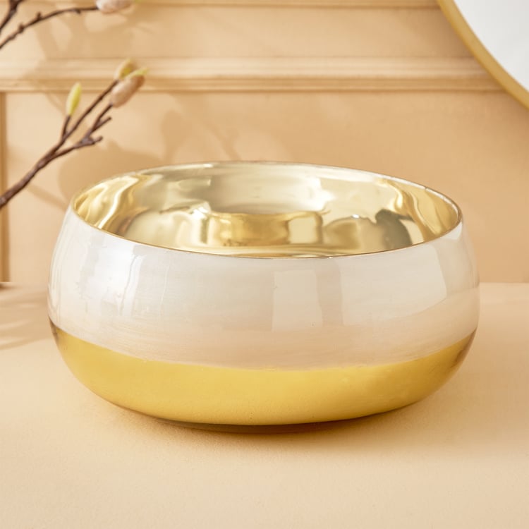 Eternity Vogue Pearl Glass Decorative Bowl