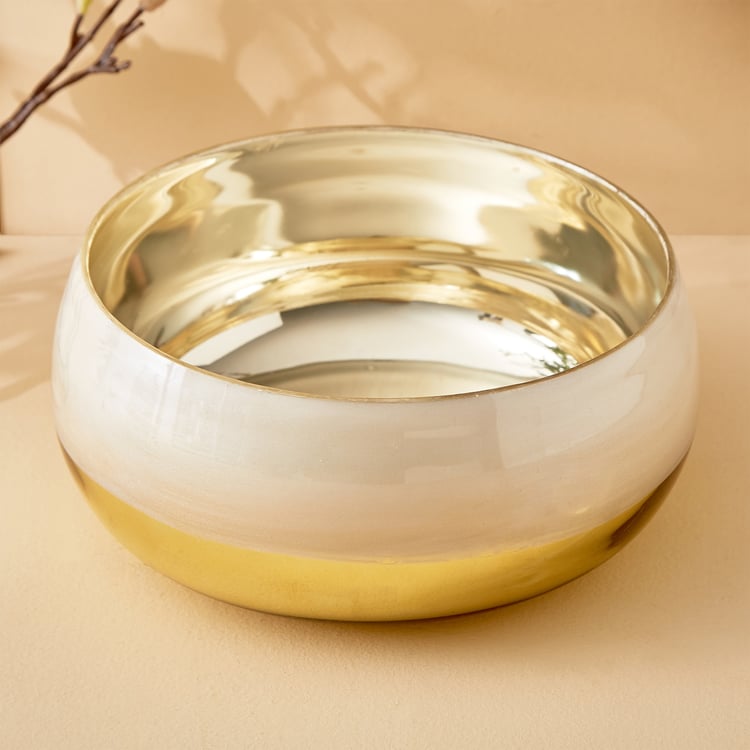 Eternity Vogue Pearl Glass Decorative Bowl