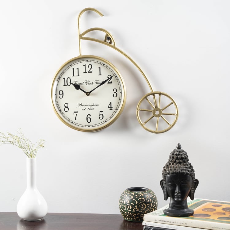 VEDAS Ancient Wheel Wall Clock - 35 cm