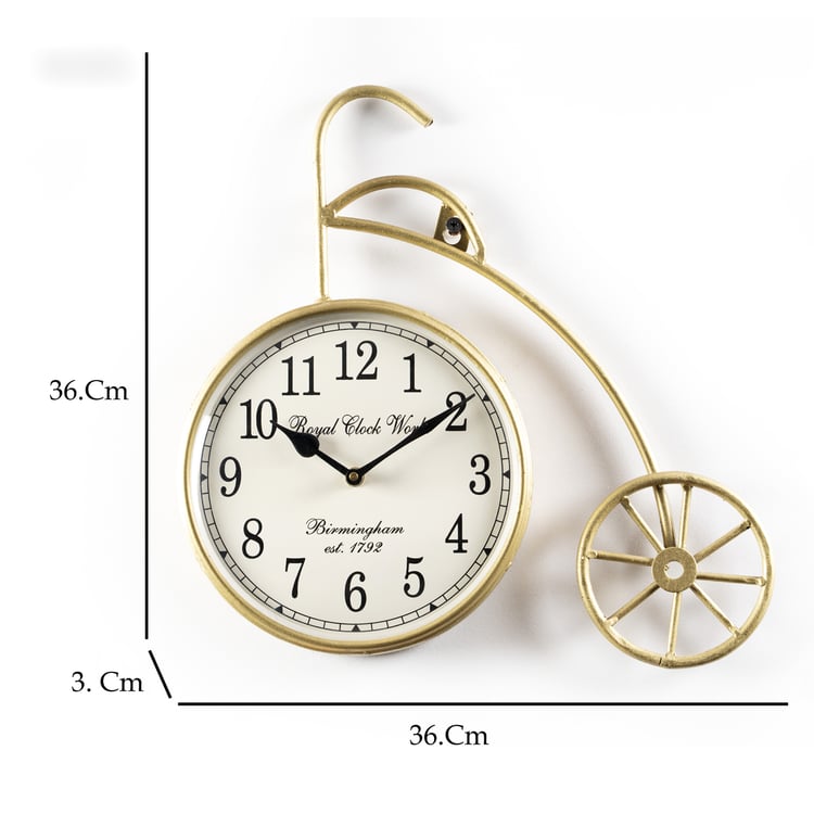 VEDAS Ancient Wheel Wall Clock - 35 cm