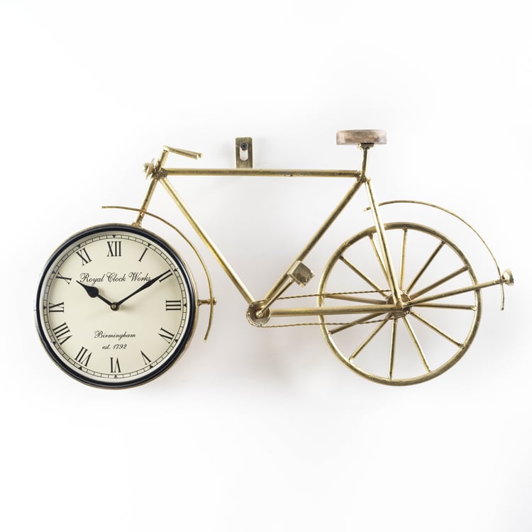 VEDAS Joy Metal Cycle Wall Clock - 33cm