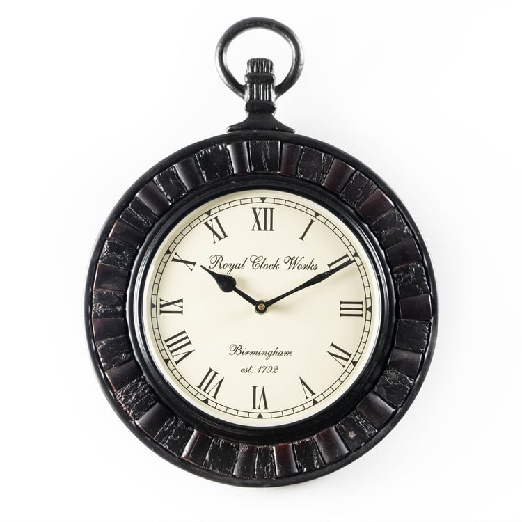 VEDAS Siya Metal Wall Clock - 30cm