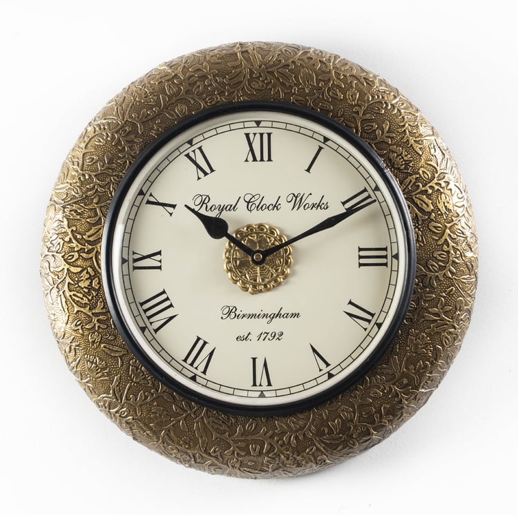 VEDAS Clare Metal Wall Clock - 30cm