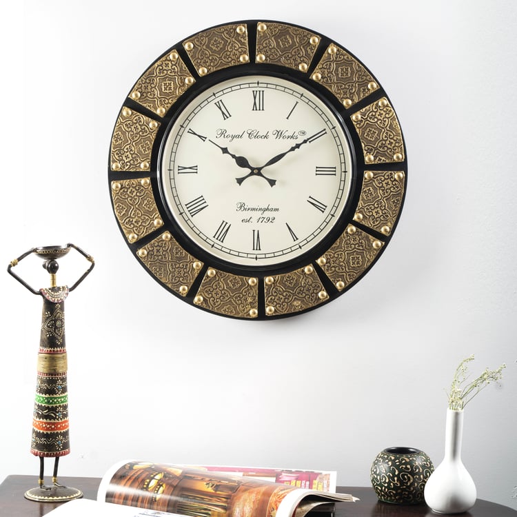 VEDAS Zian Metal Wall Clock - 46cm