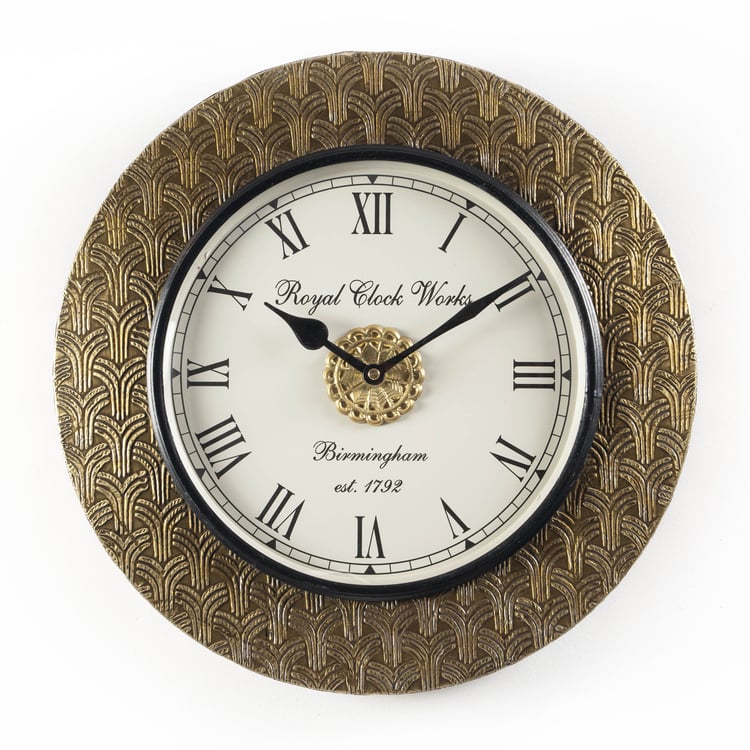 VEDAS Sayan Metal Wall Clock - 30cm