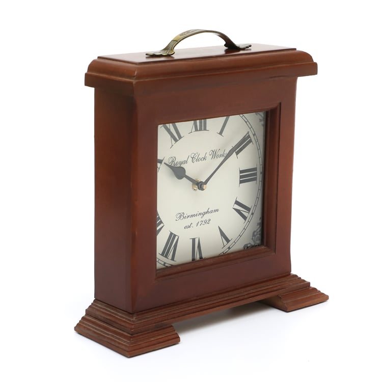 VEDAS Yug Metal Table Clock - 28cm