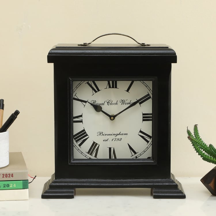 VEDAS Deval Metal Table Clock - 28cm