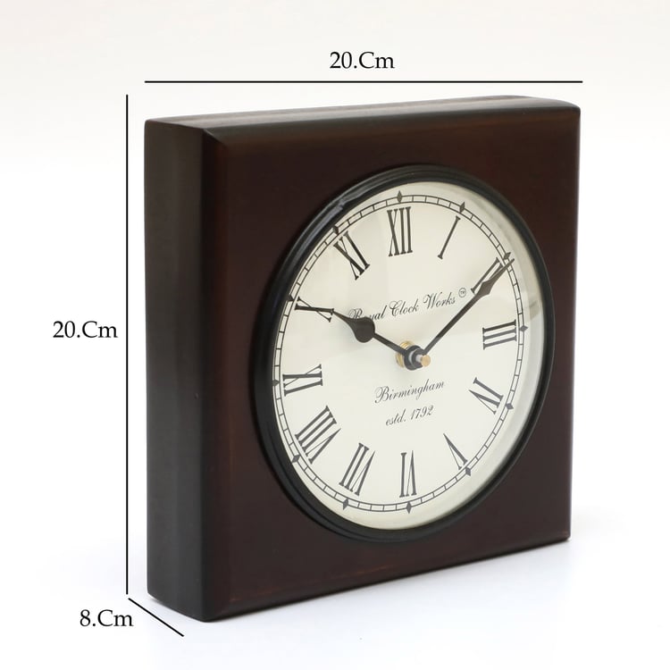 VEDAS Utsa Metal Table Clock - 20cm