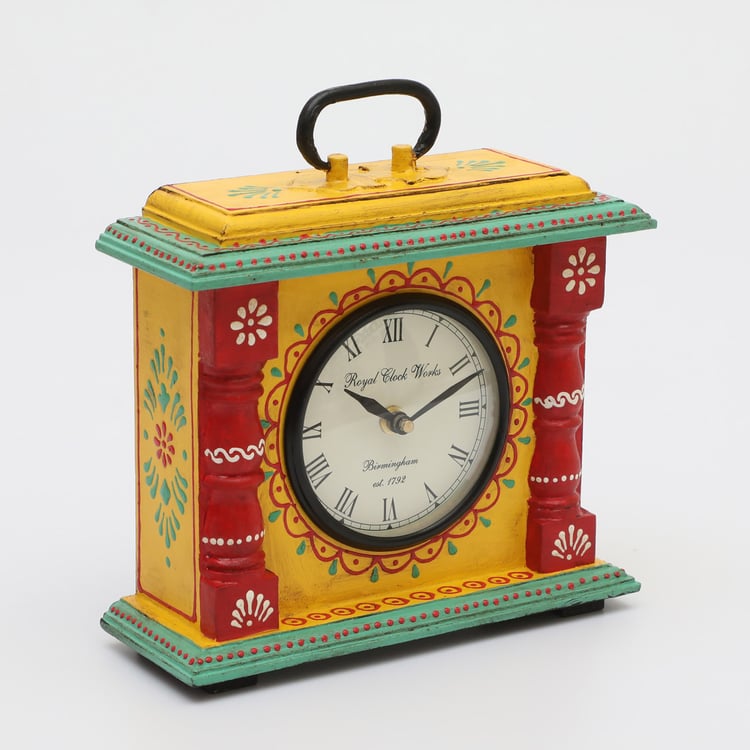 VEDAS Kyoto Metal Table Clock - 21x21cm