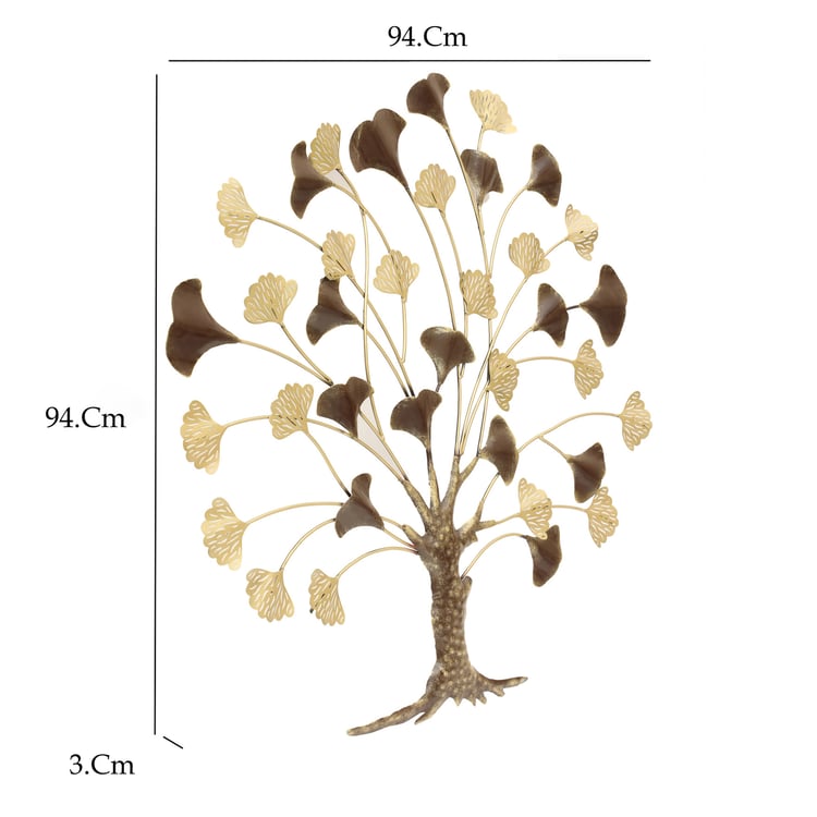 VEDAS Botanical Ginko Tree Wall Art