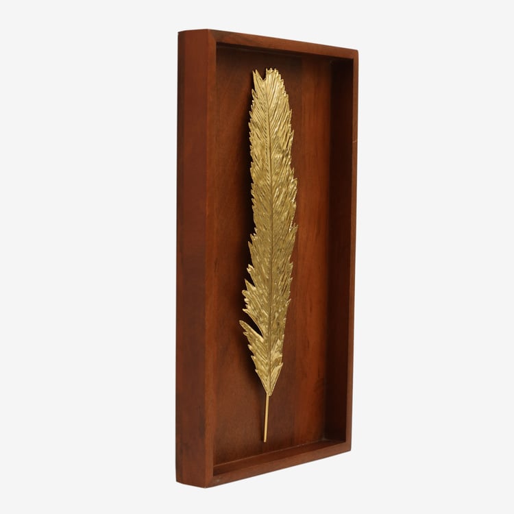 VEDAS Alice Wooden Leaf Wall Accent