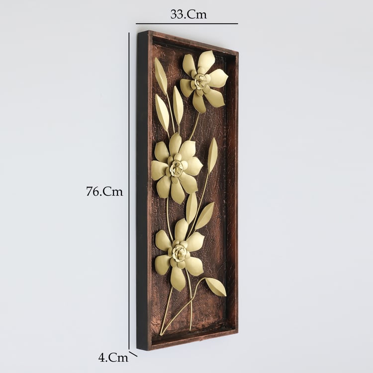 VEDAS Apollo Metal Flower Wall Accent