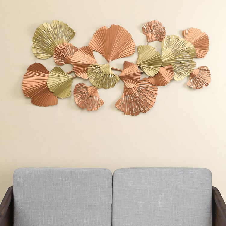 VEDAS Kiyo Metal Leaf Wall Accent