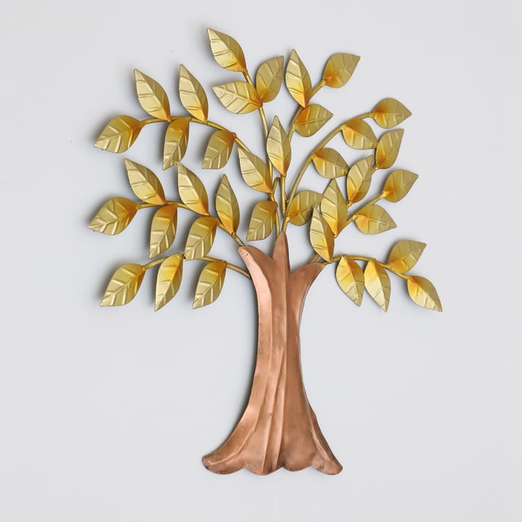 VEDAS Reva Metal Tree of Wisdom and Life Wall Accent