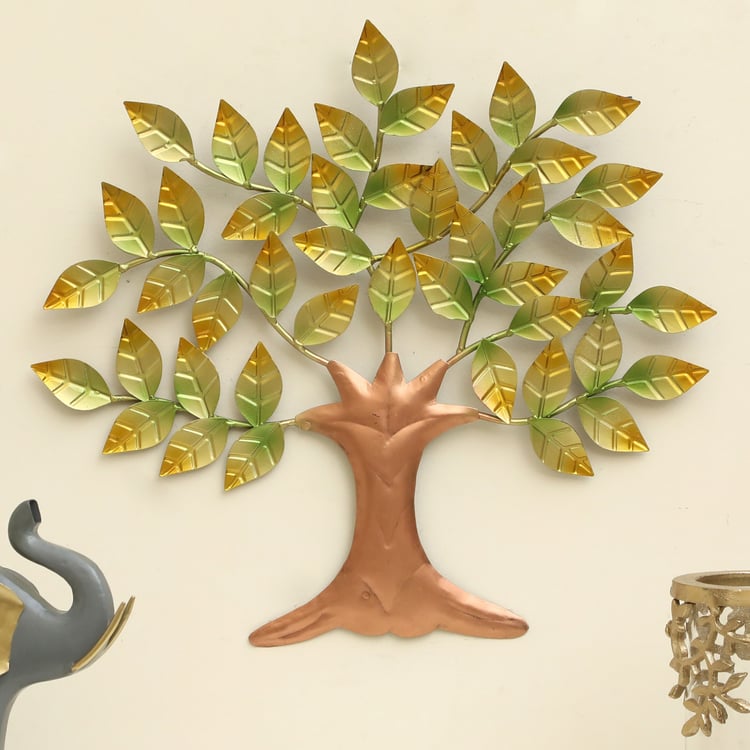 VEDAS Anila Metal Tree of Wisdom and Life Wall Accent