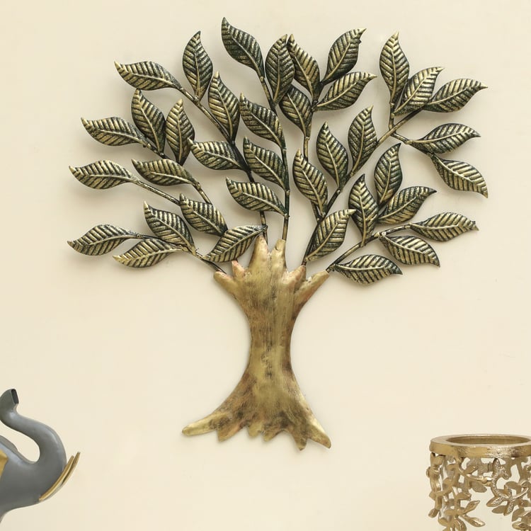 VEDAS Amrita Metal Tree of Wisdom and Life Wall Accent