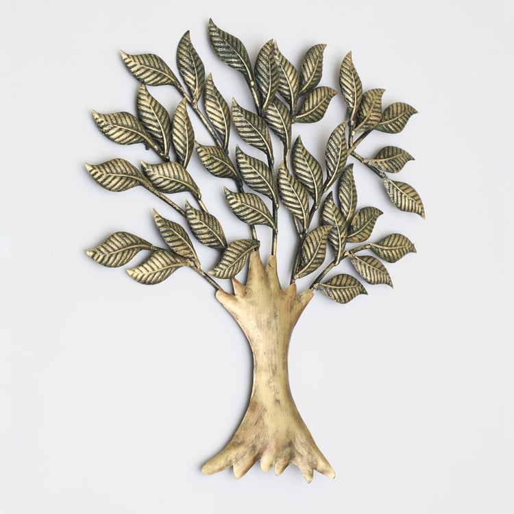 VEDAS Amrita Metal Tree of Wisdom and Life Wall Accent