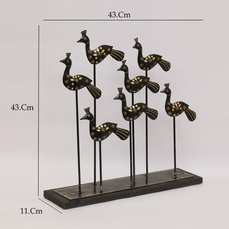 VEDAS Metal Angel Bird Table Accent