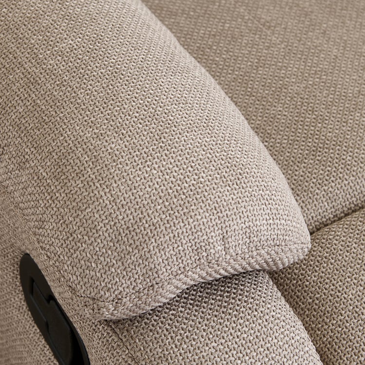 Helios Quincy Fabric 1-Seater Recliner - Beige