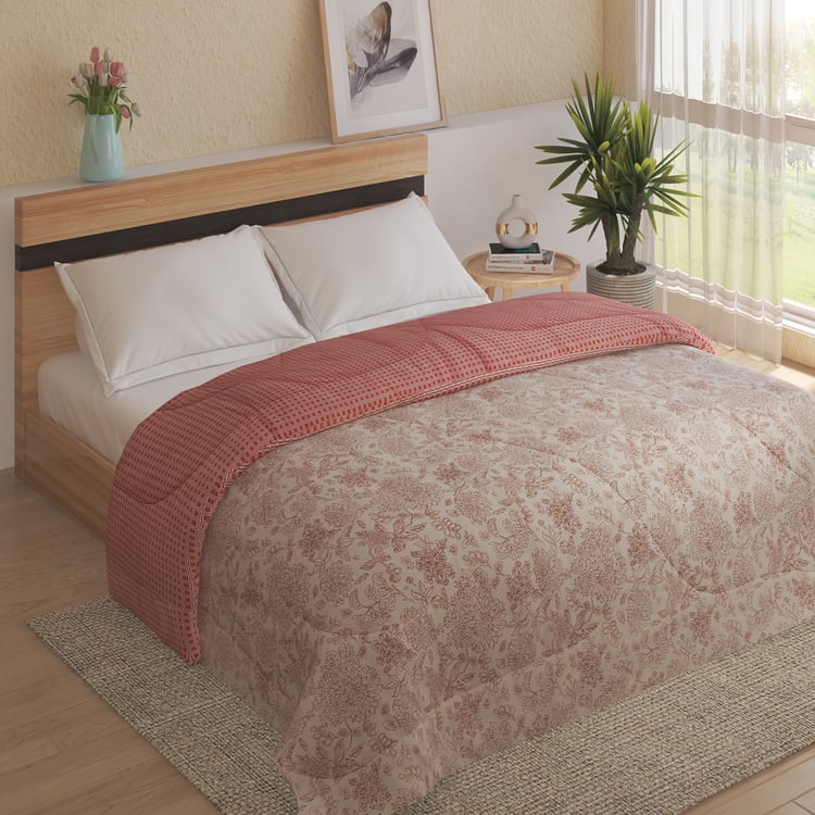 Oxford Puritan Cotton Printed Double Comforter