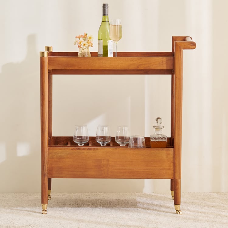 Amanda Serving Trolley - Brown