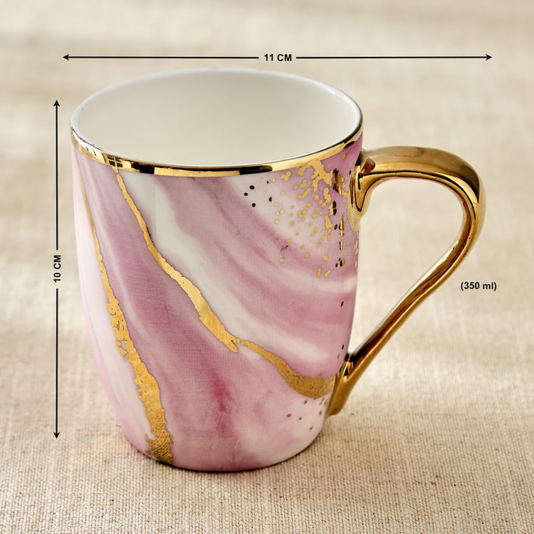 Teresa Zeno Marble Oxford Bone China Printed Mug - 350ml