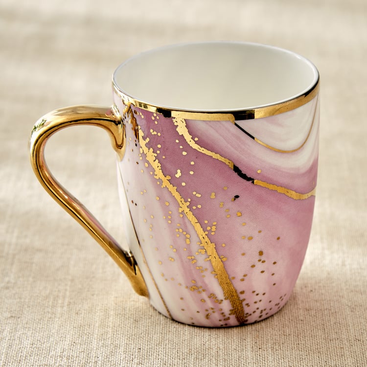 Teresa Zeno Marble Oxford Bone China Printed Mug - 350ml