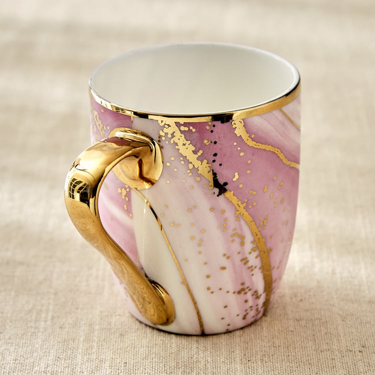 Teresa Zeno Marble Oxford Bone China Printed Mug - 350ml