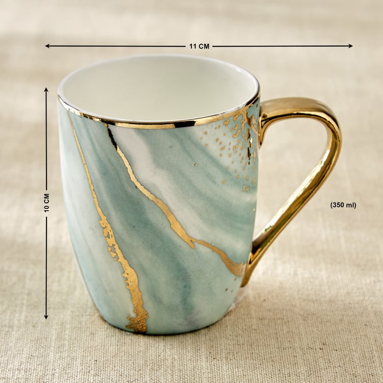 Teresa Zeno Marble Oxford Bone China Printed Mug - 350ml