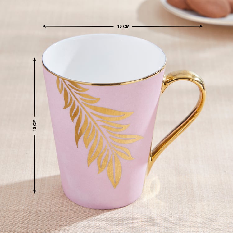 Teresa Zeno Leaf Zing Bone China Printed Mug - 330ml