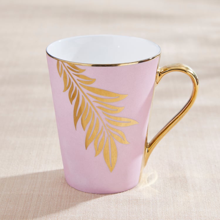 Teresa Zeno Leaf Zing Bone China Printed Mug - 330ml