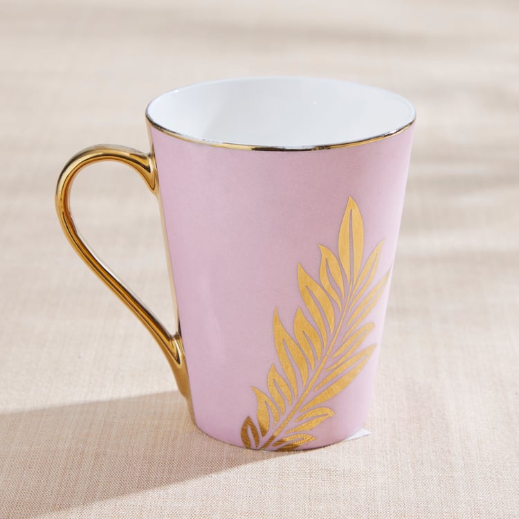 Teresa Zeno Leaf Zing Bone China Printed Mug - 330ml