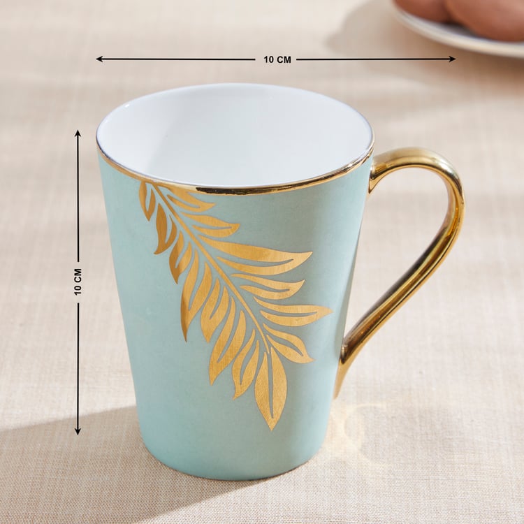 Teresa Zeno Leaf Zing Bone China Printed Mug - 330ml