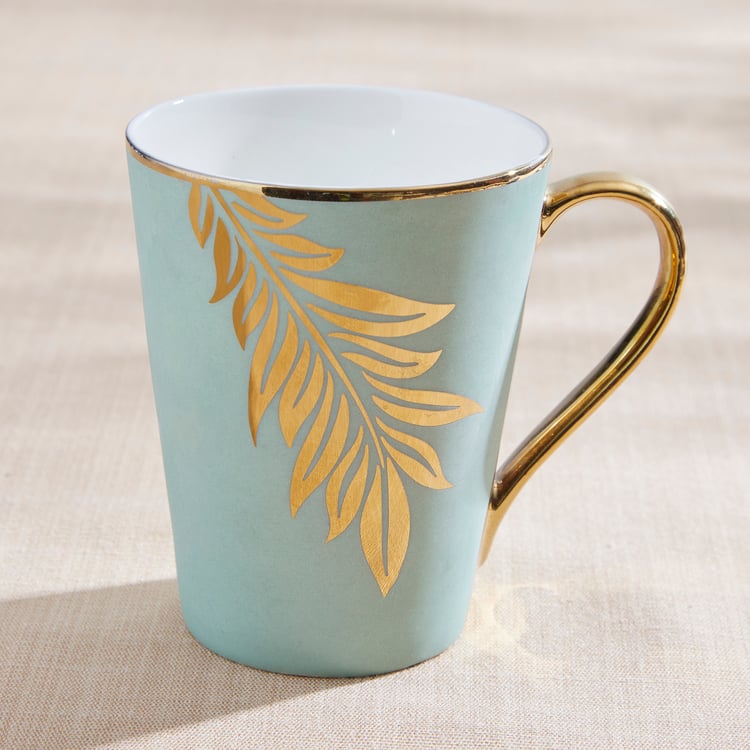 Teresa Zeno Leaf Zing Bone China Printed Mug - 330ml