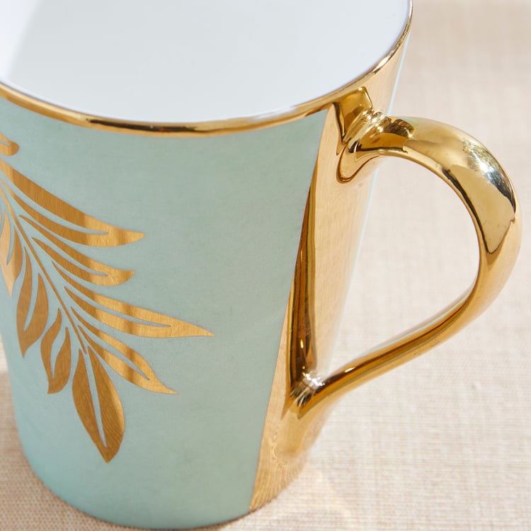 Teresa Zeno Leaf Zing Bone China Printed Mug - 330ml