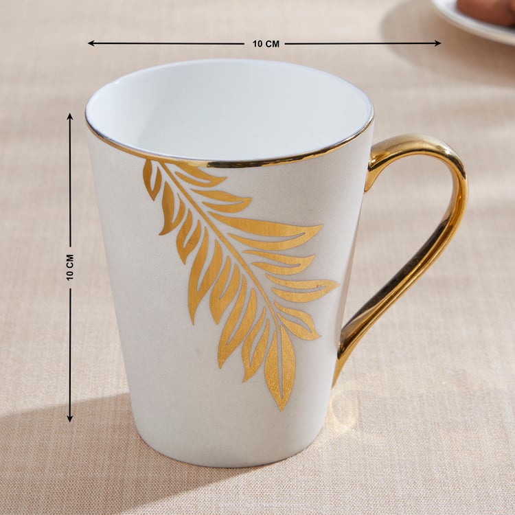 Teresa Zeno Leaf Zing Bone China Printed Mug - 330ml