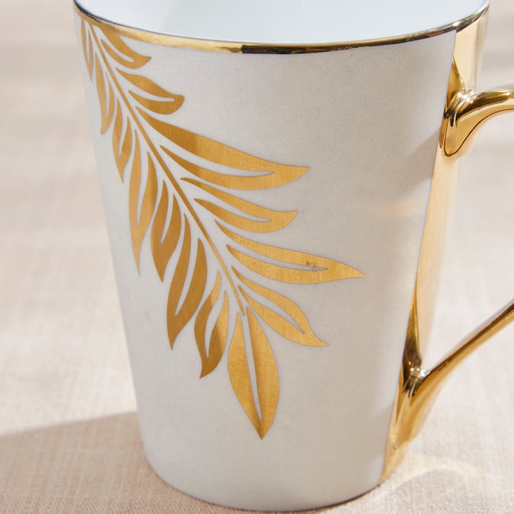 Teresa Zeno Leaf Zing Bone China Printed Mug - 330ml