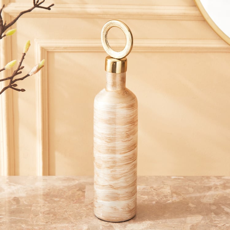 Eternity Viva Glass and Metal Decorative Bottle