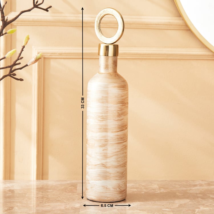 Eternity Viva Glass and Metal Decorative Bottle