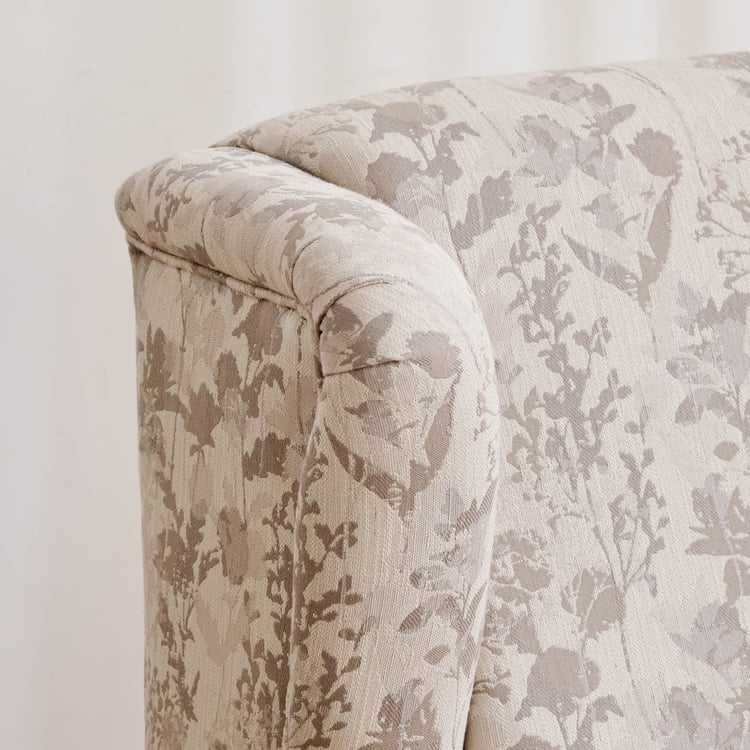 Botanical NXT Fabric Wing Chair - Beige