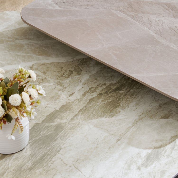 Zeal Ceramic Top Set of 2 Coffee Tables - Grey