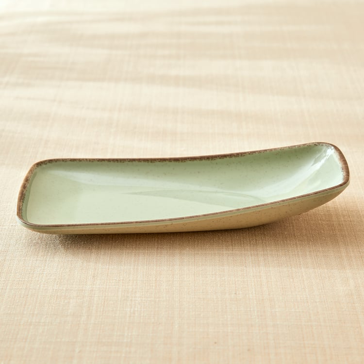 Meadows Plato Ceramic Slanted Serving Platter - 24x13x4.5cm