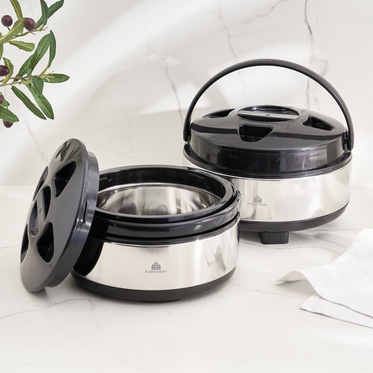 Delight Nelson Set of 2 Stainless Steel Insulated Casseroles