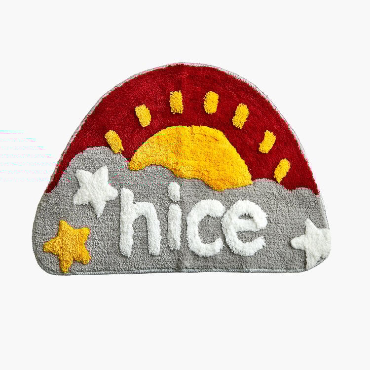 Slate Kids Cloud Anti-Slip Bath Mat - 70x50cm