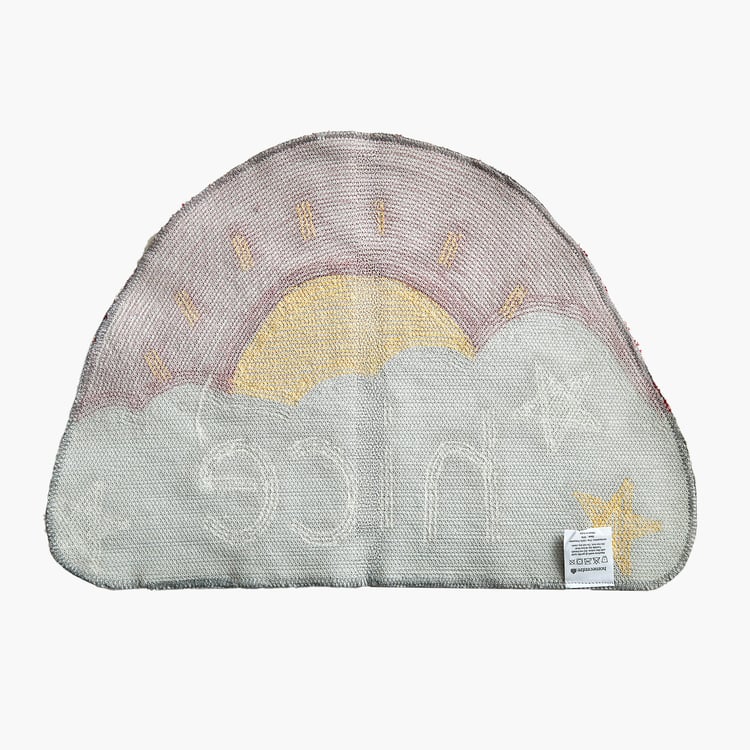 Slate Kids Cloud Anti-Slip Bath Mat - 70x50cm