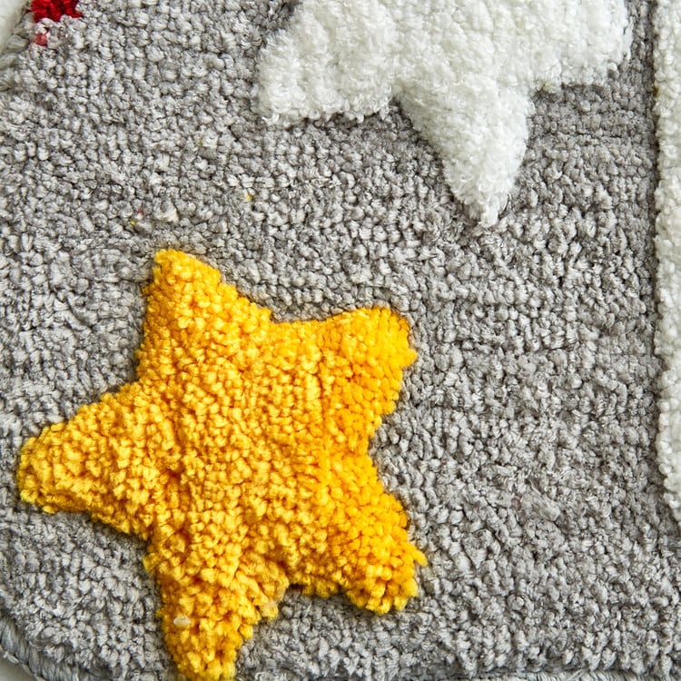 Slate Kids Cloud Anti-Slip Bath Mat - 70x50cm